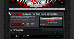 Desktop Screenshot of nitrotype.com
