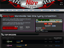Tablet Screenshot of nitrotype.com